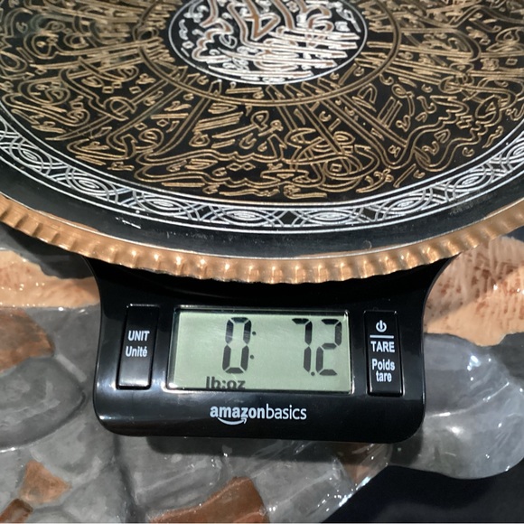Vintage - Copper Handcrafted Decor Dish / Plate from Jordan 1978 - Picture 12 of 12